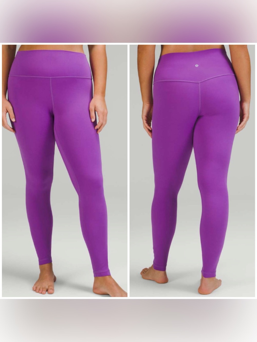 Lululemon Align High Rise 28” Moonlit Magenta Leggings Size 6
